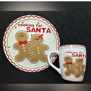 Chef Elect Cookies for Santa Mug and Cookie
Plate Set~NEW!!